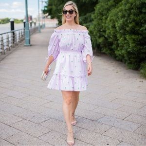 XL Kate Spade off the shoulder Pineapple Dress